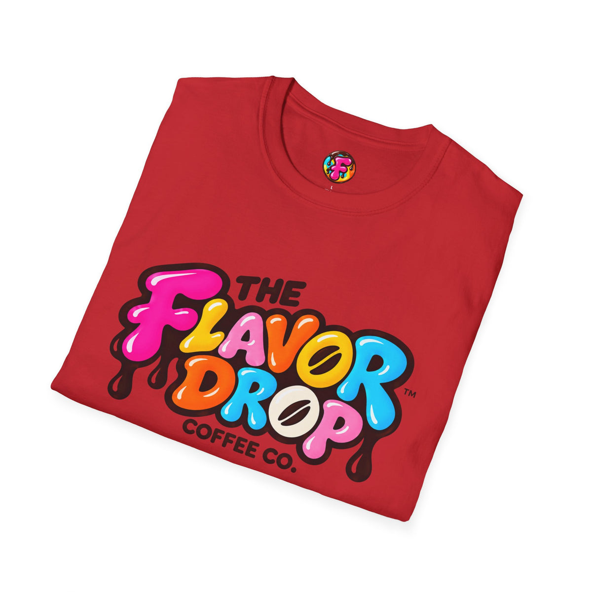 Flavor Drop Coffee T-Shirt — "It's More Than Coffee, It's a Flavor Drop"