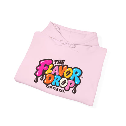 Flavor Drop Coffee Hoodie — “Stay Bold Sip Better” Graphic Pullover