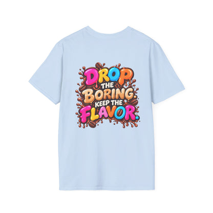 Flavor Drop Coffee T-Shirt — "It's More Than Coffee, It's a Flavor Drop"