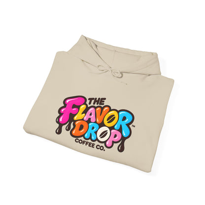 Flavor Drop Coffee Hoodie — “Stay Bold Sip Better” Graphic Pullover