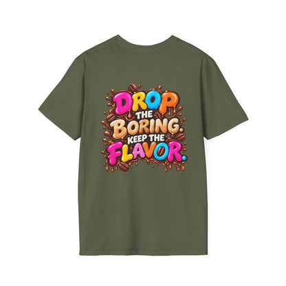 Flavor Drop Coffee T-Shirt — "It's More Than Coffee, It's a Flavor Drop"