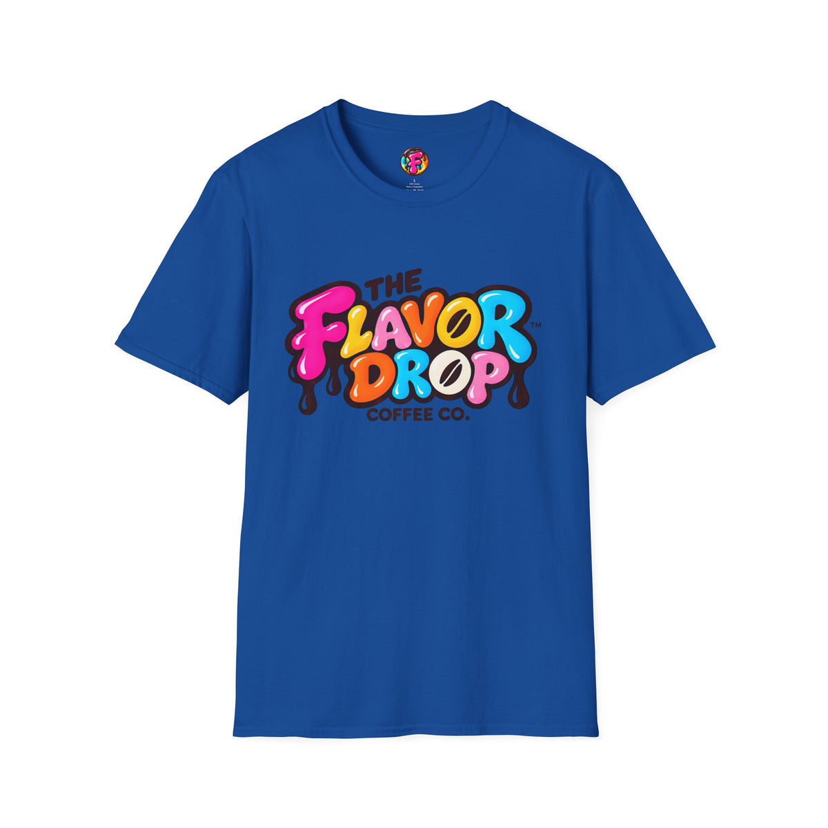 Flavor Drop Coffee T-Shirt — "It's More Than Coffee, It's a Flavor Drop"