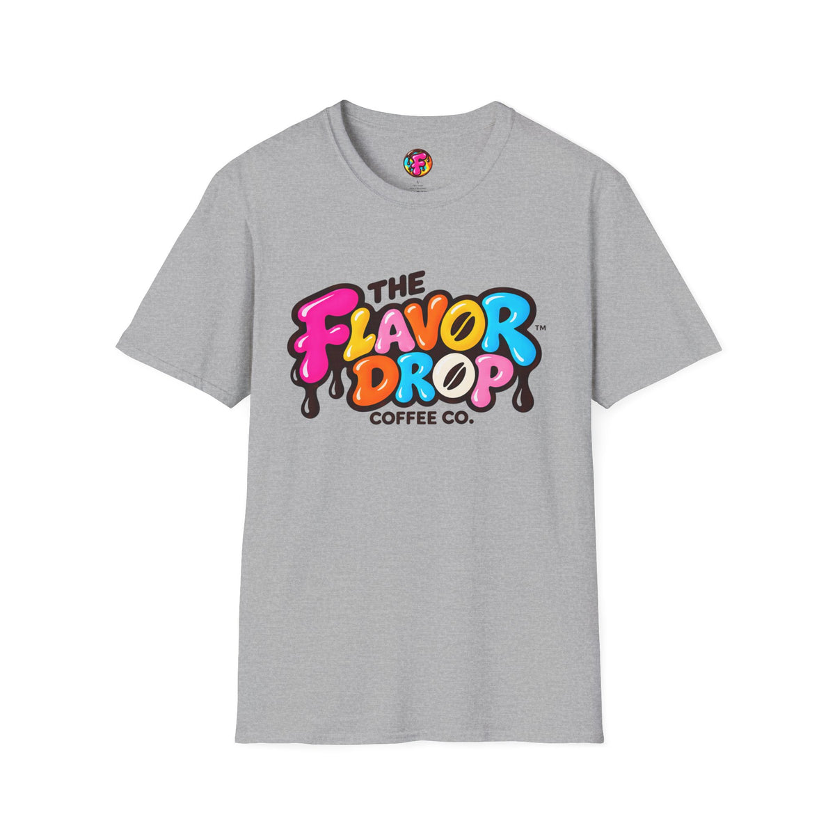 Flavor Drop Coffee T-Shirt — "It's More Than Coffee, It's a Flavor Drop"