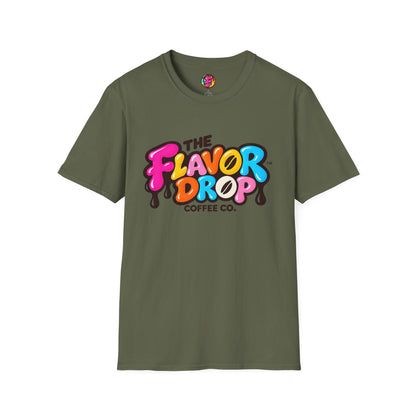 Flavor Drop Coffee T-Shirt — "It's More Than Coffee, It's a Flavor Drop"