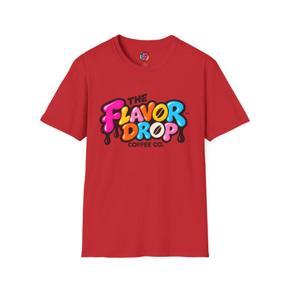 Flavor Drop Coffee T-Shirt — "It's More Than Coffee, It's a Flavor Drop"
