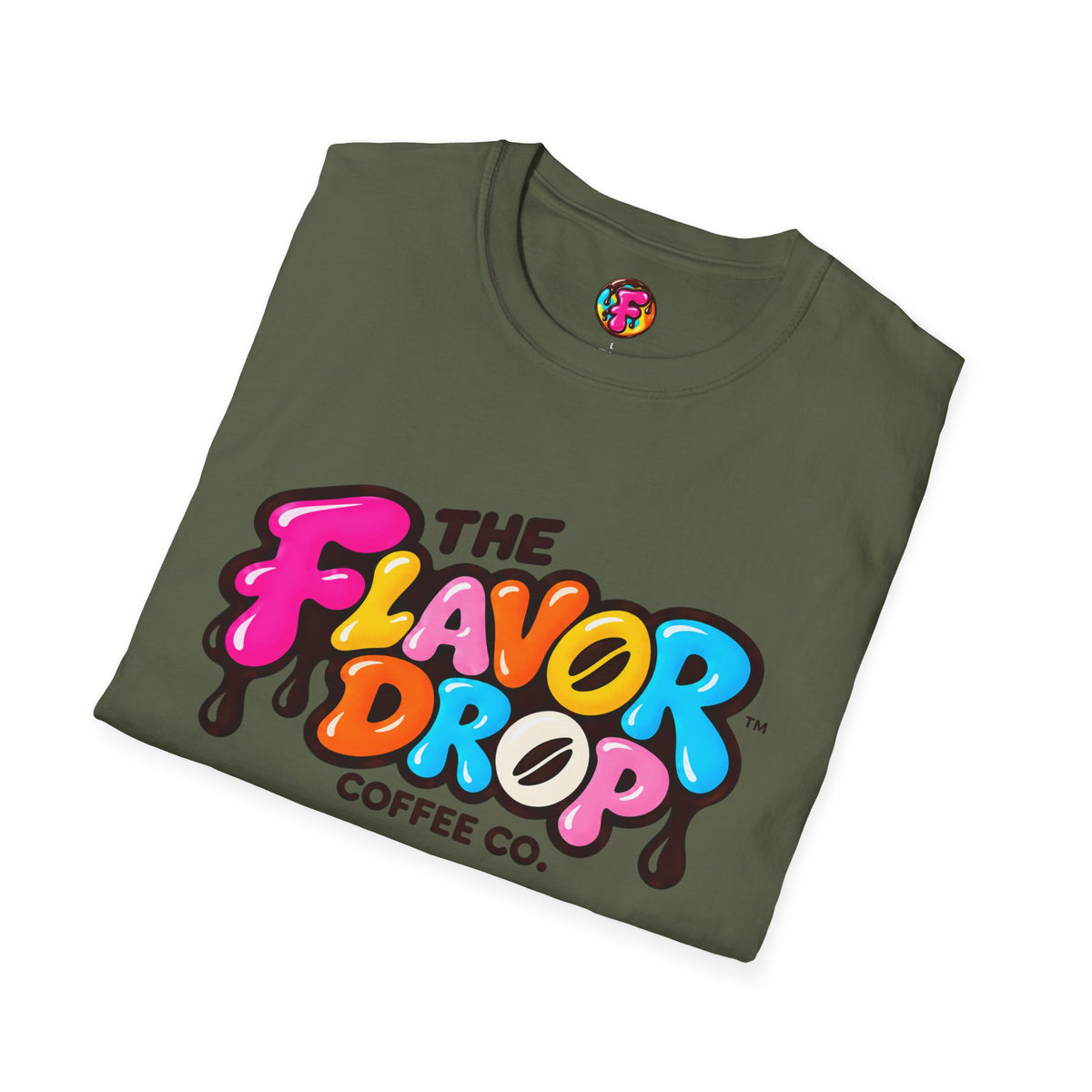 Flavor Drop Coffee T-Shirt — "It's More Than Coffee, It's a Flavor Drop"