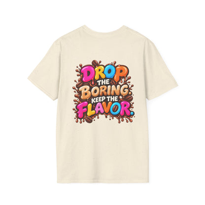Flavor Drop Coffee T-Shirt — "It's More Than Coffee, It's a Flavor Drop"