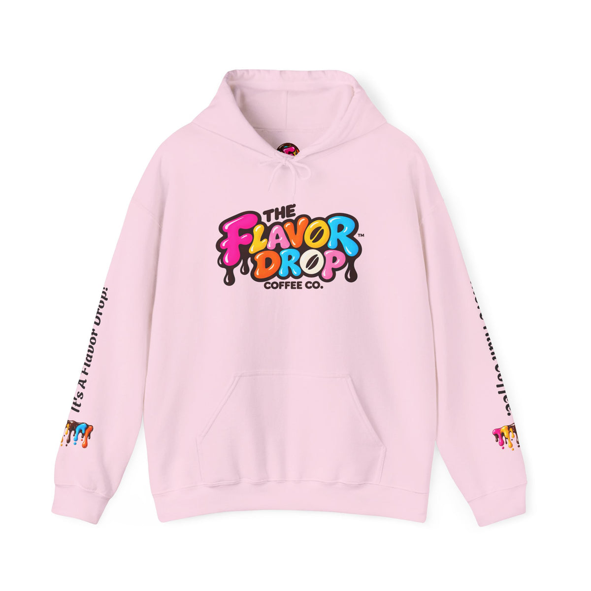 Flavor Drop Coffee Hoodie — “Stay Bold Sip Better” Graphic Pullover